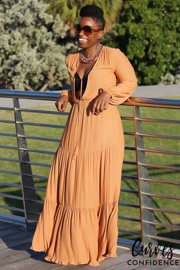 Curves and Confidence: F21 Bohemian Maxi Dress (Stay True To Yourself)