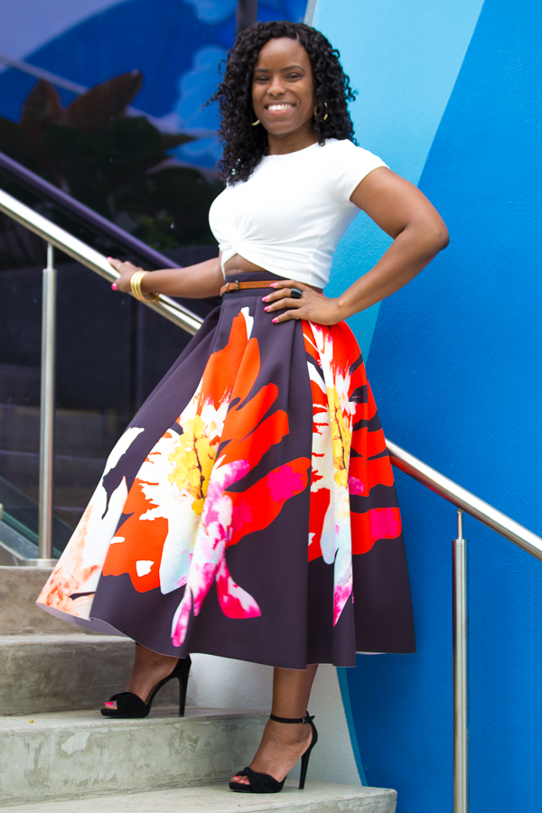 Curves and Confidence: Statement Show Stopper Skirt 