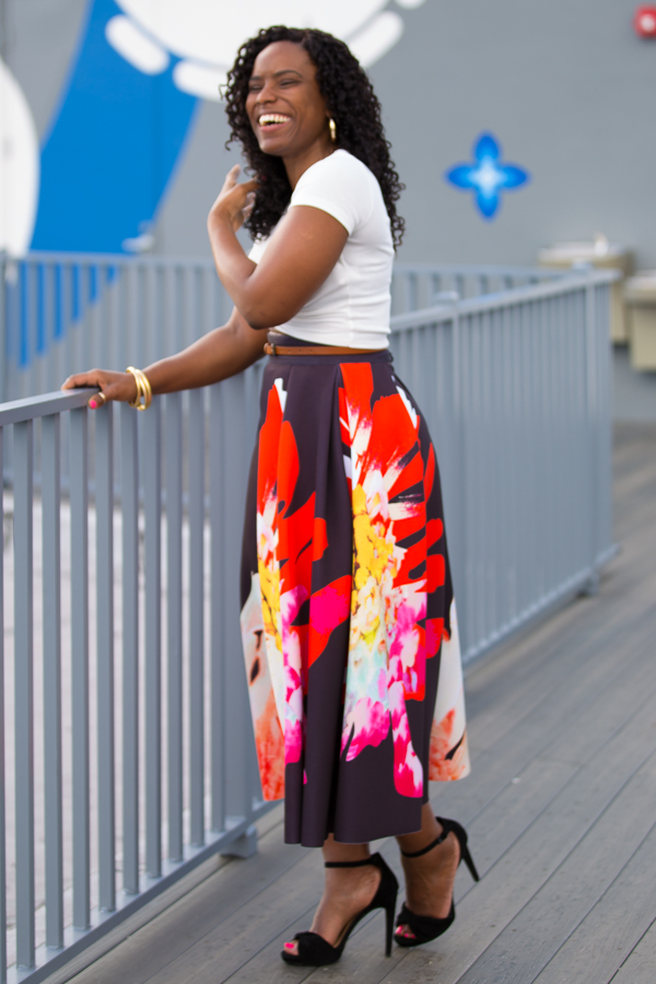 Curves and Confidence: Statement Show Stopper Skirt 