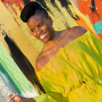 natural hair braided updo