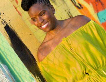 natural hair braided updo